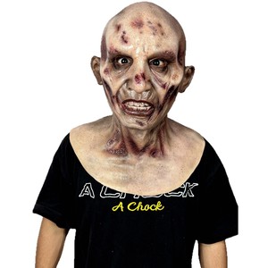 Máscara de Silicona de Halloween de Cabeza Completa de Zombi Mutante Ultra-realista Personalizada, Máscara de Simulación de Película para Juego de Rol, Accesorio de Maquillaje - Product Image 1