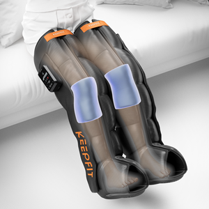 Système de thérapie par compression d'air rapide pour le <span class=keywords><strong>drainage</strong></span> <span class=keywords><strong>lymphatique</strong></span> DVT, manchons de récupération pour les bras, les genoux et les jambes, masseur pour la circulation - Product Image 1