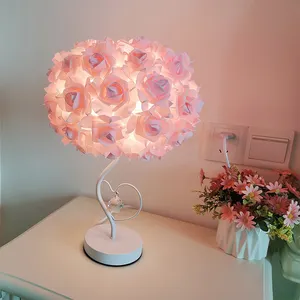 Unique Design Beautiful Luxure Decorative Working Study Indoor House Metal Desk Lamp Led Table Lamp