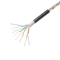 Cable para Exteriores Cat5 Impermeable SIPU de 305 m, Aislado con Cubierta de PVC y Blindaje UTP, Tipo Cat 5