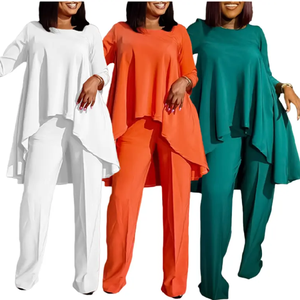 Ensemble Deux Pièces Été Grande Taille Confortable Décontracté Haut Épaules Dénudées T-Shirt Collocation pour Femmes Sexy Tendance - Product Image 1