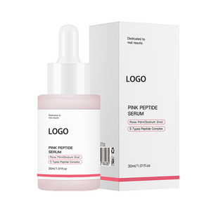 Suero Facial Personalizado con Logotipo, Esencia de Péptidos Rosados PDRN de Salmón, Cuidado de la Piel, Iluminador, Antienvejecimiento, Reafirmante, Niacinamida, Colágeno - Product Image 1