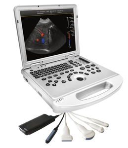 Système d'échographie Doppler couleur vétérinaire pour ordinateur portable portable à prix surprise pour la surveillance des hôpitaux et des zoos des cliniques pour animaux de compagnie - Product Image 1