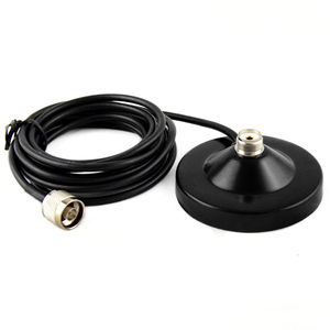 3 mètres RG58U N Câble mâle <span class=keywords><strong>Antenne</strong></span> mobile de <span class=keywords><strong>voiture</strong></span> Base de montage magnétique <span class=keywords><strong>Prise</strong></span> SO239 - Product Image 1