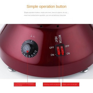 Fondue commerciale électrique pour 110v 220v Machine à fontaine à chocolat 3KG Capacité 4 5 niveaux 210w - Product Image 3