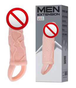 Manchon d'extension de pénis pour hommes le plus vendu avec vibrateur G-spot, jouet sexuel, <span class=keywords><strong>couvre</strong></span>-pénis - Product Image 6