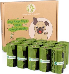 100% Biodegradable and <b>Compostable</b> Dog Poo <b>Bags</b> Wholesale Pet Waste Poop <b>Bags</b> - Product Image 1