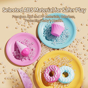 Giocattoli in Plastica per Cucina, Simulazione di Taglio Torta di Compleanno e Gelato, Gioco Educativo di Ruolo per Bambine - Product Image 4