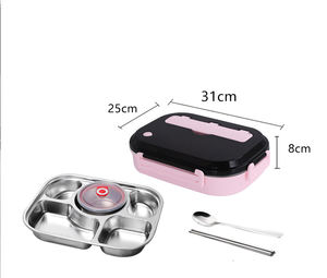 กล่องข้าวสแตนเลสเก็บความร้อน SYH695 สำหรับผู้ใหญ่ แบบขายส่ง รับผลิตตามสั่ง สำหรับบรรจุอาหาร ซุป และอาหารประเภทซุป - Product Image 2