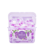 Capsule de détergent de lessive au parfum de raisin 3 en 1 OEM/ODM détergent de capsule de parfum de longue durée de nettoyage de ménage personnalisé