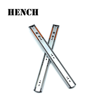 Glissière à roulement à billes à ouverture par poussée, extension complète 45 mm, en fer, capacité de charge 21-30 kg, FP450 pour armoire de cuisine