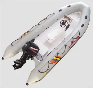 RIB520 Надувная гребная лодка из стекловолокна, высокоскоростные рыболовные лодки