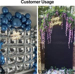 Panneau néon LED Joyeux Anniversaire, Décoration murale, Toile de fond de fête, Décoration pour la maison, les centres commerciaux et les événements, Alimentation USB, Multicolore, Étanche IPX3 - Product Image 5