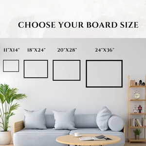 45x60 cm 4mm dày rõ ràng kính cường lực khô xóa bảng viết với standoffs đánh dấu tẩy khay bút cho văn phòng nhà - Product Image 6