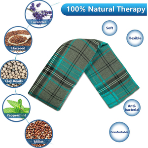 Cuscino Termico in Cotone Biologico Riutilizzabile con Lavanda, Scaldacollo e Spalle per Dolori Mestruali - Product Image 2