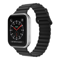 Bracelet intelligent respirant à libération rapide, bracelet de sport en silicone ultra-résistant avec fermoir magnétique pour montre IWatch Apple