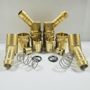 Piezas de molde de precisión, accesorios de manguera de 45 grados, conector hidráulico de latón de acoplamiento rápido Z80/13/45 - Product Image 6