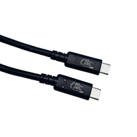 Sertifikasi EPR kabel PD 240W USB 4 kompatibel dengan Thunderbolt 4 Transfer Data 40Gbps 8K 60Hz GEN3 USB4 kabel