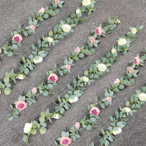 Artificial Eucalyptus Wreath 1.8m Soft Pvc <b>Wedding</b> <b>Arch</b> Table Wall Decoration - Product Image 4