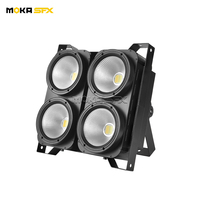 MOKA SFX lampu sorot panggung, Combinable 4 mata 100W COB lampu penonton LED tahan lama untuk klub malam dan konser DMX