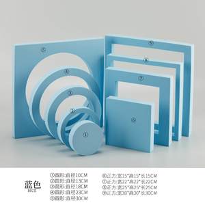 9 In 1 foto sfondo tavolo oggetti di scena <span class=keywords><strong>fotografia</strong></span> schiuma polimerica forme rotonde e quadrato per le riprese In Studio - Product Image 3