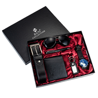 Set Hadiah Bisnis Mewah 2026: Sabuk Pria, Kacamata Hitam, Dompet, Pena Silinder, Jam Tangan, Gantungan Kunci