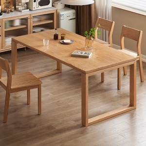 L711J legno massello di quercia nordico forte sala da pranzo mobili 4-8 posti <span class=keywords><strong>tavolo</strong></span> da pranzo - Product Image 3