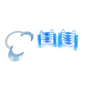 Campioni gratuiti apriscatole dentaria guancia a forma di c divaricatore a forma di m bocca in plastica spargitori per odontoiatria - Product Image 1