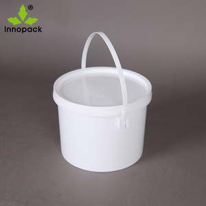 Seau en plastique recyclable personnalisé 2L avec couvercle et poignée pour peinture - Product Image 2