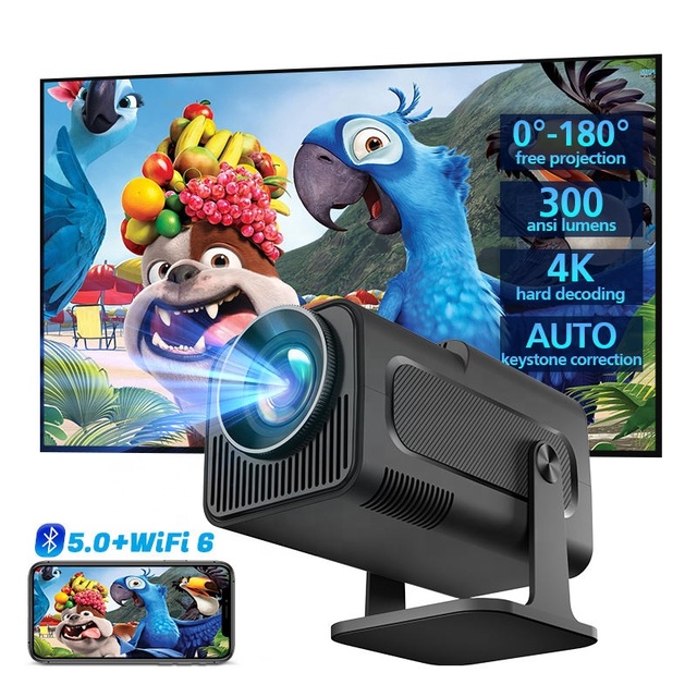 2024 Projector HY320 Android11 Dual Wifi6 Projector Native 1080P 390ANSI 1920*1080P Home Cinema Upgrade Projector Portatil Hy320