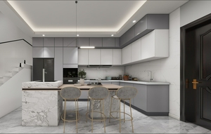 Услуги 3D-дизайна интерьера квартир и апартаментов George Flat & Apartment с графическим дизайном в современном стиле, гарантия 5 лет - Product Image 3