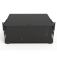 Panel Patch Fiber Optik ODF FRM-4RU-12X-TS-HD 144/288 Port dengan Laci Geser, Konektor LC/SC MPO, Kotak Distribusi Jaringan