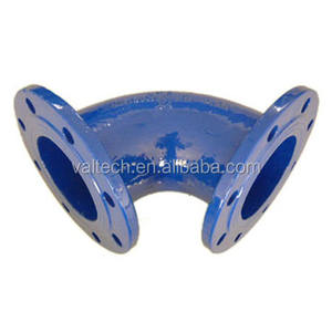 Raccord de tuyauterie en fonte ductile, tout en fonte, avec bride libre, en forme de T, avec 3 brides libres - Product Image 2