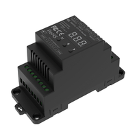 Skydance 12-24VDC 4 Saluran RDM DMX512 ke 0/1-10V Decoder Konverter Sinyal Pengontrol LED DL untuk Driver 0-10V yang Dapat Diredupkan
