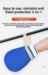 Guantes de sujeción suaves y transpirables para el cuidado de personas mayores al por mayor con correas tubulares antidesgarro y antipullido para seguridad deportiva - Product Image 6