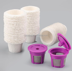 Деревянные фильтры для кофе <span class=keywords><strong>K</strong></span>-cup, 100 шт., экологичные, неотбеленные, одноразовые, для многоразовых капсул Keurig, с возможностью нанесения логотипа, кофейные чашки - Product Image 3