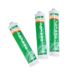 Builder đóng gói số lượng lớn Brown Silicone Sealant Brazil màu đen trung tính Silicone sealant Trắng clauking