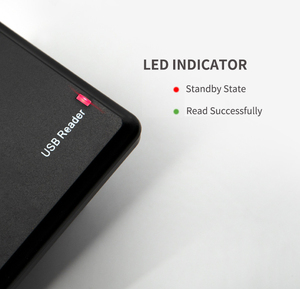 เครื่องอ่านบัตรสมาร์ทการ์ด RS232 แบบกำหนดโลโก้เองได้ รองรับมาตรฐาน ISO 14443A ตอบสนองรวดเร็ว สำหรับการจัดการบัตรประจำตัวและการบันทึกเวลาเข้าออก - Product Image 3