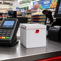 Printer Label Thermal Desktop MASUNG MD80II Grosir 80mm, Printer POS OEM dengan Antarmuka USB & RS232 untuk Retailing