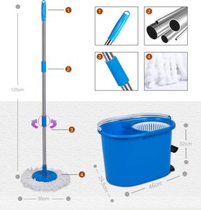 <span class=keywords><strong>Precio</strong></span> de Fábrica, Fabricante de Mopas, Mopa Giratoria 360° con Cubeta y Pedal para <span class=keywords><strong>Limpieza</strong></span> del Hogar - Product Image 5