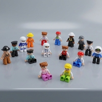 Wellbbplay 15 pièces Jouet de construction magnétique pour grands blocs – Ensemble éducatif de célèbres bâtiments pour enfants de 5 à 7 ans