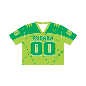 Camiseta de fútbol de Hip Hop de gran tamaño de alta calidad, ropa deportiva de equipo personalizada, uniforme, estampado por sublimación, malla de manga corta - Product Image 1