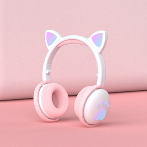 Wireless CheapCute Cat Ear Headphone with Led Glowing for <strong>Children</strong> Gift Listening Music Headsets Led Light on Ear Earphone - Product Image 6
