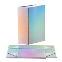 Boîte pliante en papier spécial coloré personnalisée pour l'emballage de cadeaux haut de gamme et la présentation de la marque
