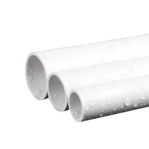 Vente directe d'usine 16 20 25 32 40 50 75 110 160 mm tube en PVC rigide/tuyau en PVC