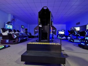 Machine de jeu de montagnes russes, simulation de vol de fusée VR 360 degrés avec lunettes VR, Rotation 360 degrés - Product Image 2