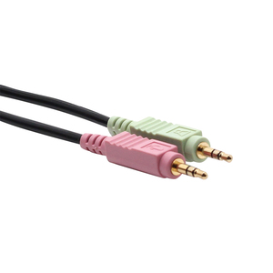 DVI-I 4-in-1 USB สเตอริโอ KVM VGA สายสลับ3.5MM 3-POLE ทองชุบปลั๊กวิดีโอพีวีซีใช้กับกล้องโปรเจคเตอร์ - Product Image 4
