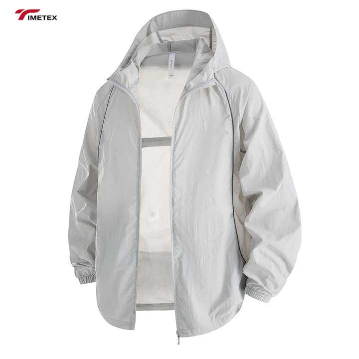 TIMETEX UPF50+  OEM Best Quality Anti-UV Sunscreen Clothing Hot  Slim-fit Polyester Sun Protective Fishing Shirts