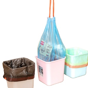 ถุงขยะแบบมีเชือกรูดสำหรับใช้ในครัว ห้องน้ำ สำนักงาน และขยะประจำวันในครัวเรือน - Product Image 1