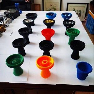 Cachimba árabe rusa de gran tamaño, cerámica esmaltada bicolor, estilo sencillo de Zhejiang, modelo 0909, tazón <span class=keywords><strong>Oblako</strong></span> Funnel - Product Image 5